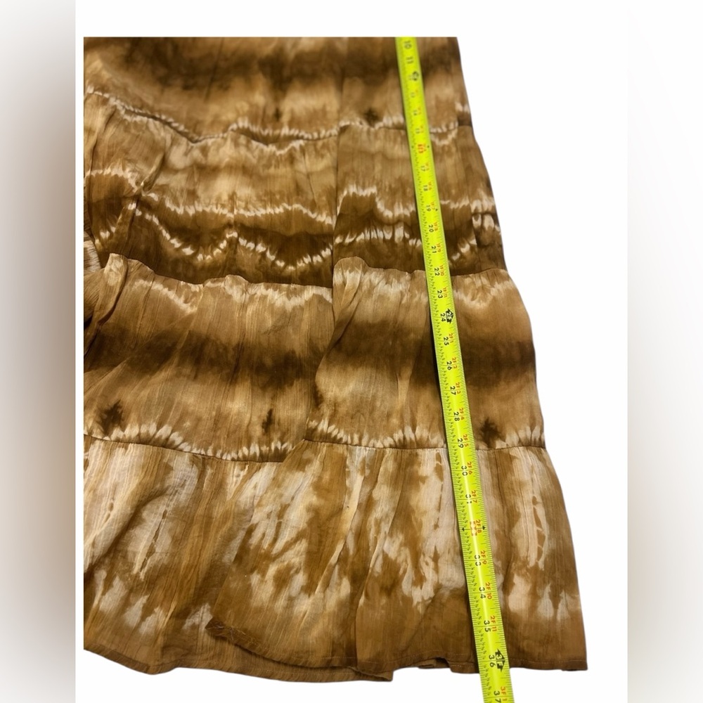 Anne Klein Brown Tie-Dye Maxi Skirt - Picture 4 of 6